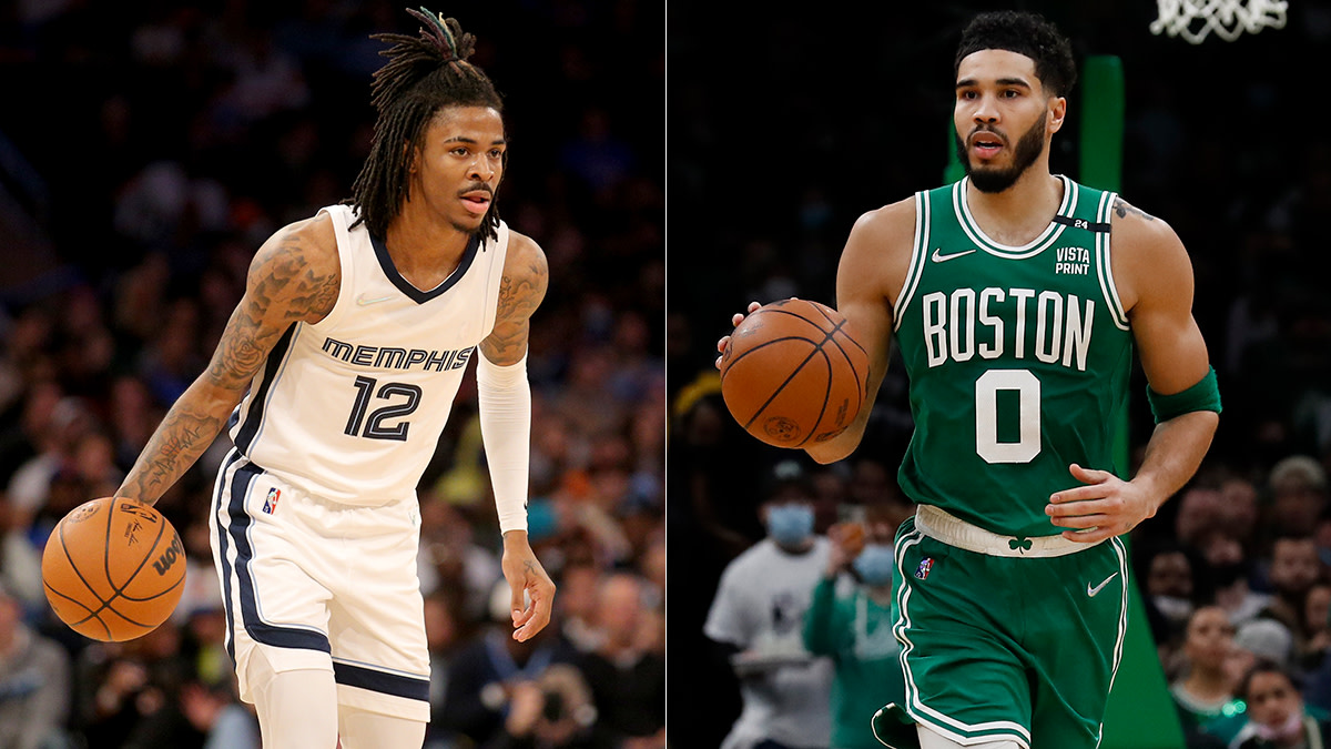 Ja Morant and Jayson Tatum